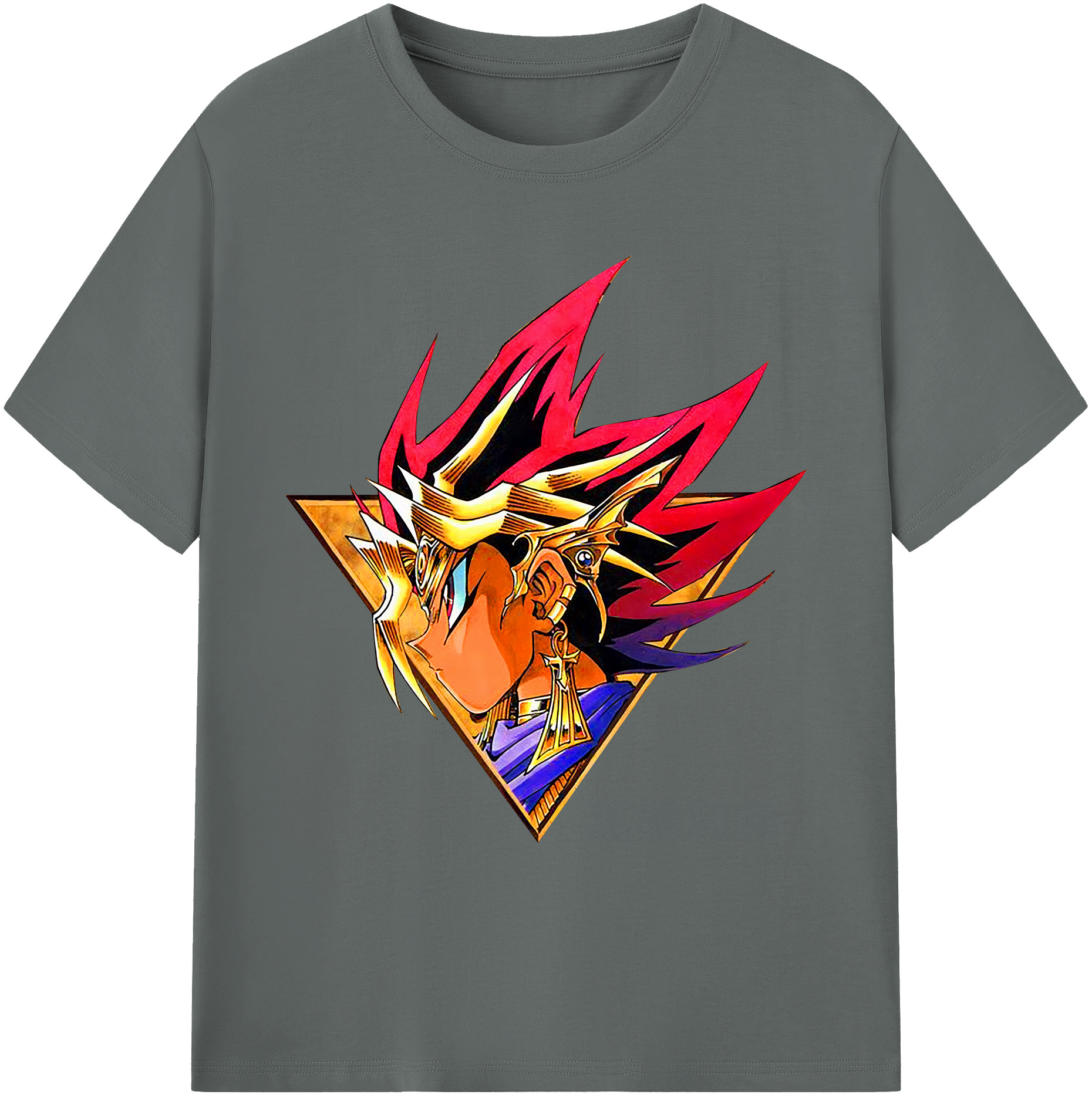 （画像用） 遊☆戯☆王 Yu-Gi-Oh! 綿100％ メンズ半袖Tシャツ｜肌触りやわらか＆通気性